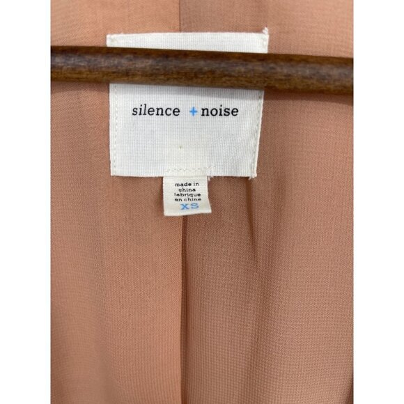 Silence & Noise Open Front Cardigan With Sheer Side Panels Size XS - Picture 4 of 7